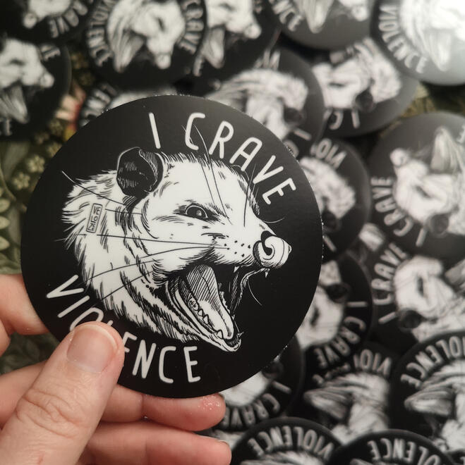 Possum Sticker